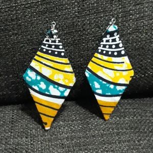 African print earring